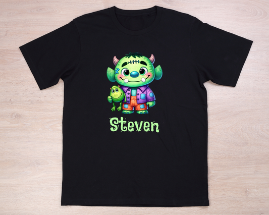 Personalized Halloween Monster T-Shirt